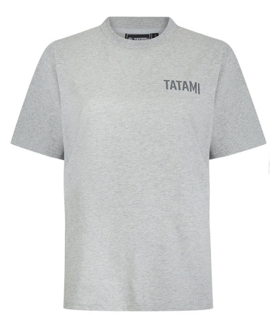 Ladies Oversized T-Shirt - Grey Marl