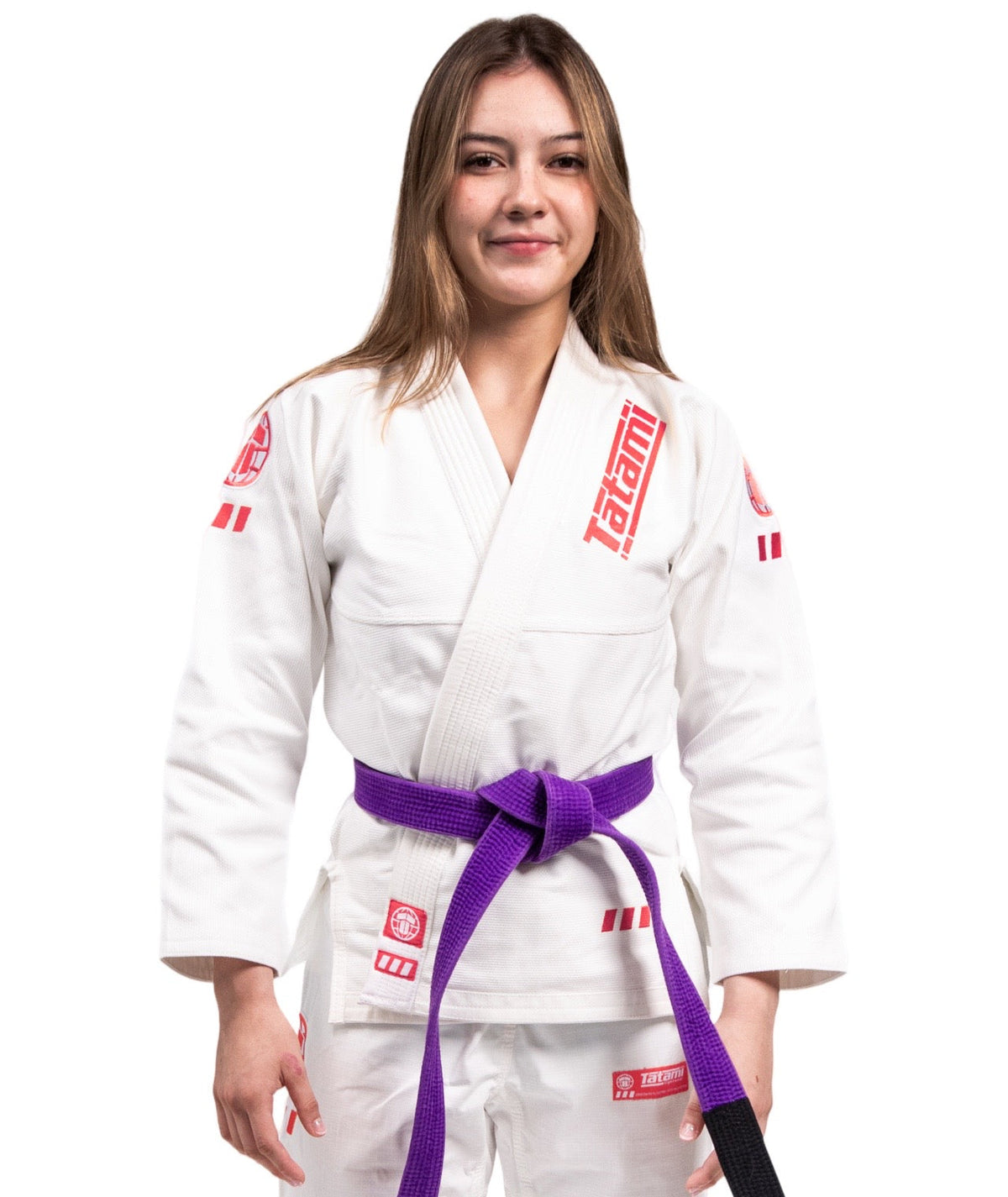 Ladies Pro Series Gi - White & Wild Rose
