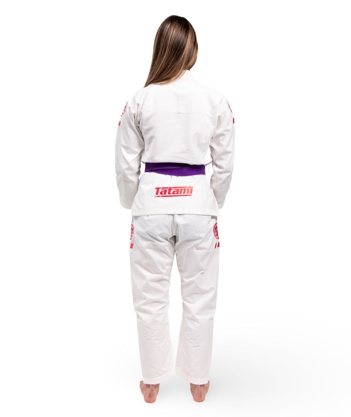 Ladies Pro Series Gi - White & Wild Rose