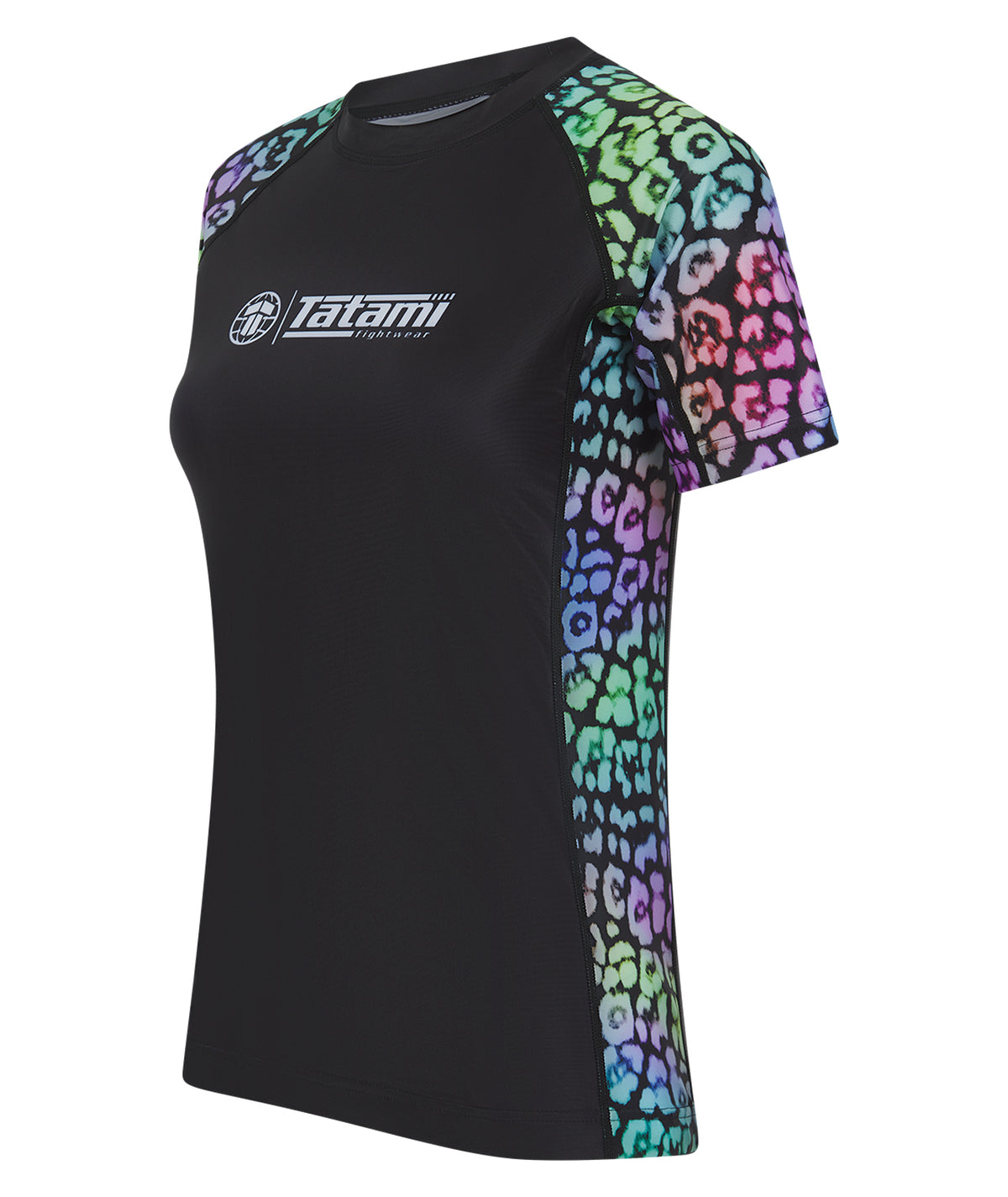 Ladies Recharged Rash Guard - Multi Leopard