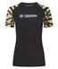 Ladies Recharged Rash Guard - Yellow Tiger