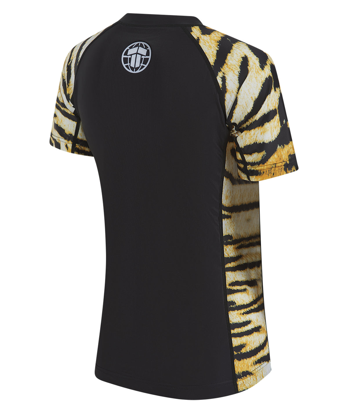 Ladies Recharged Rash Guard - Yellow Tiger