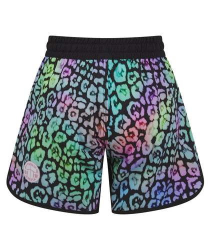 Ladies Recharged Grappling Shorts - Multi Leopard