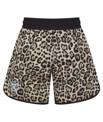 Ladies Recharged Grappling Shorts - Leopard