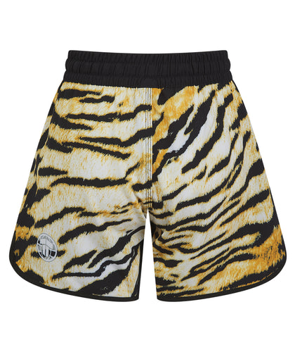 Ladies Recharged Grappling Shorts - Yellow Tiger