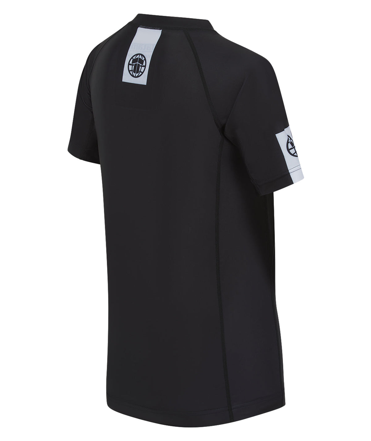 Ladies IBJJF Ranked Short Sleeve Rash Guard - Black
