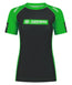 Ladies IBJJF Ranked Short Sleeve Rash Guard - Green