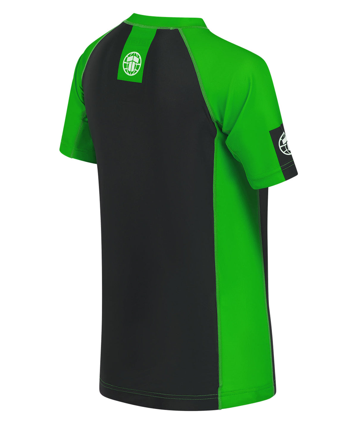 Ladies IBJJF Ranked Short Sleeve Rash Guard - Green
