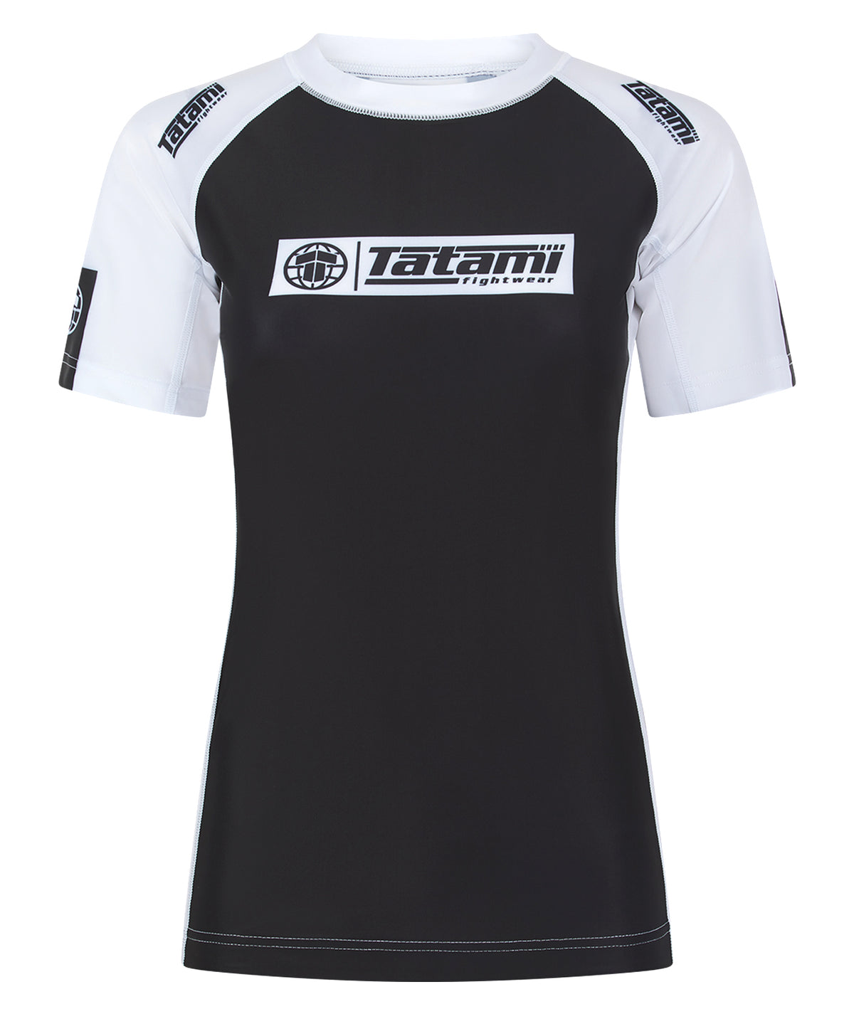 Ladies IBJJF Ranked Short Sleeve Rash Guard - White