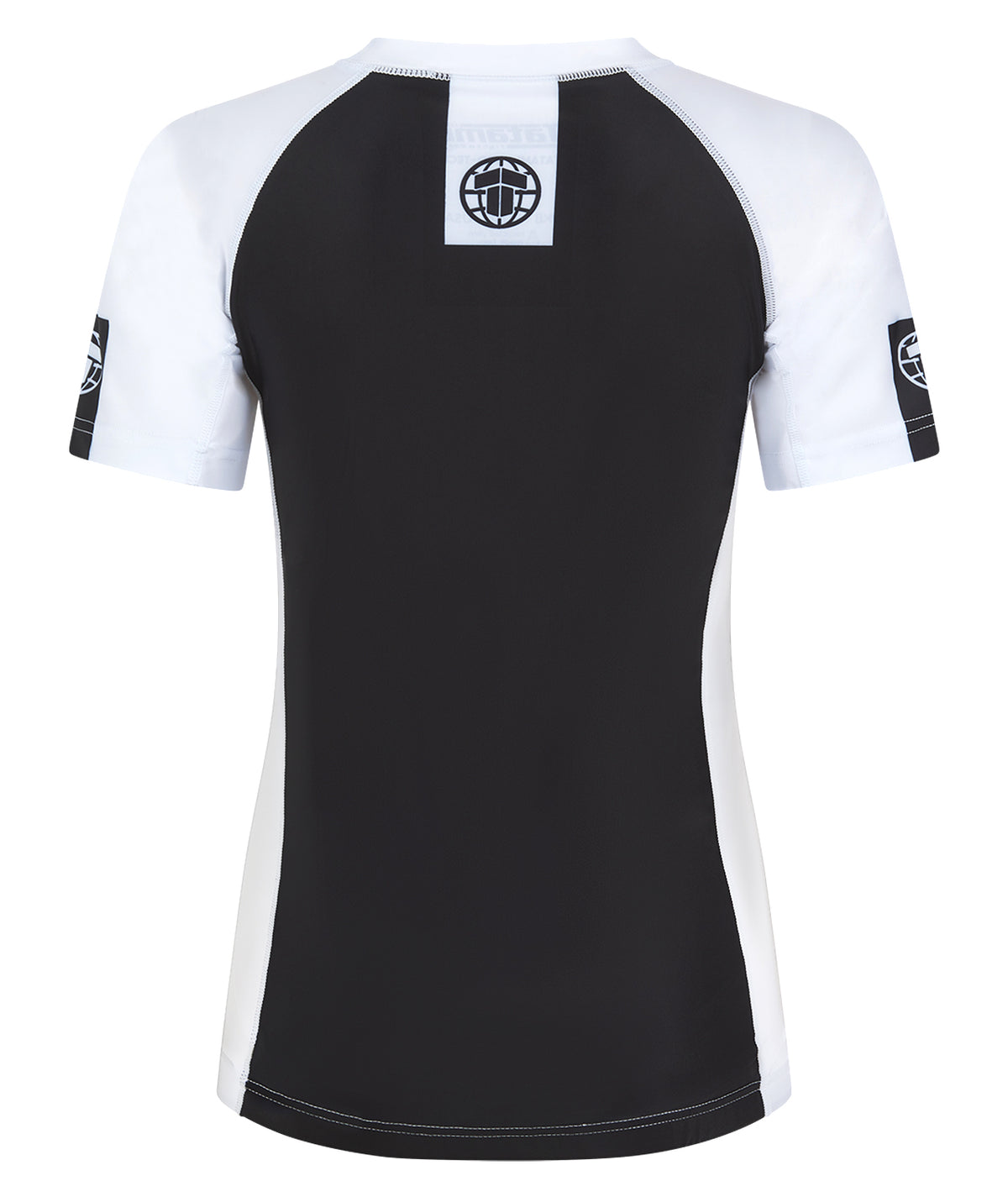 Ladies IBJJF Ranked Short Sleeve Rash Guard - White