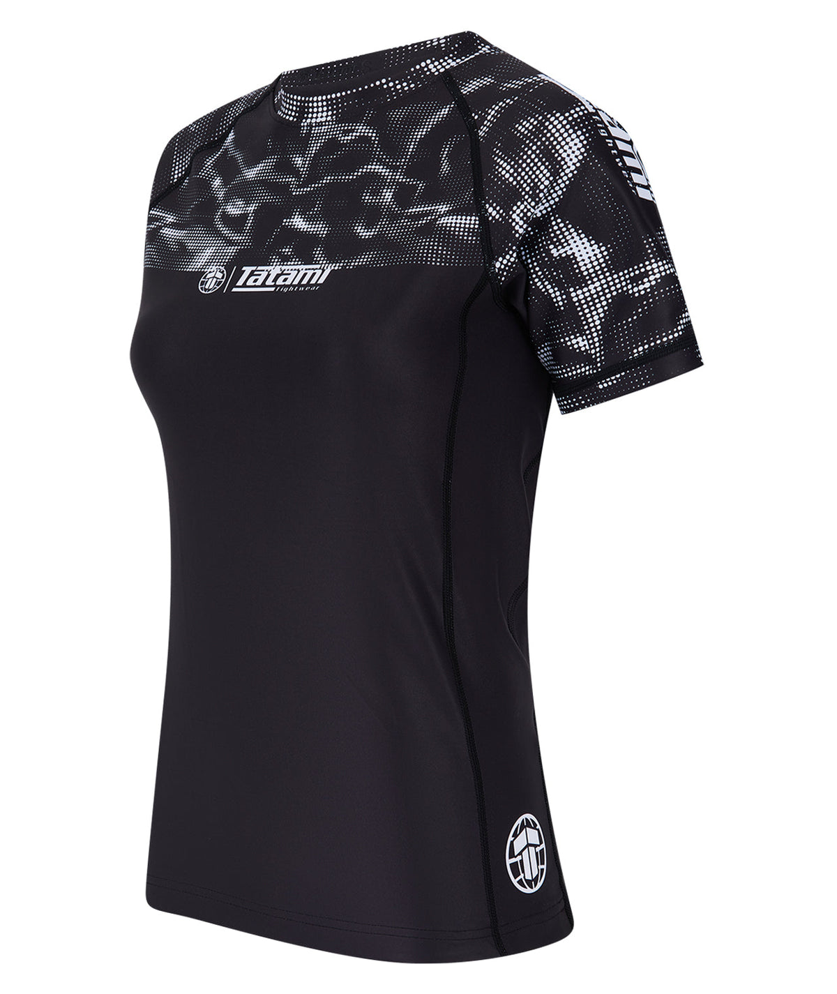 Ladies Smoke Rash Guard - Black