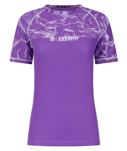 Ladies Smoke Rash Guard - Purple