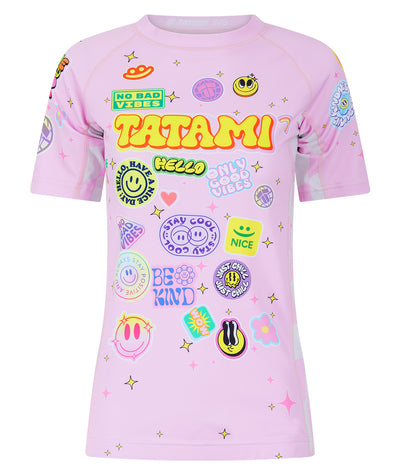 Ladies Sticker Bomb Rash Guard