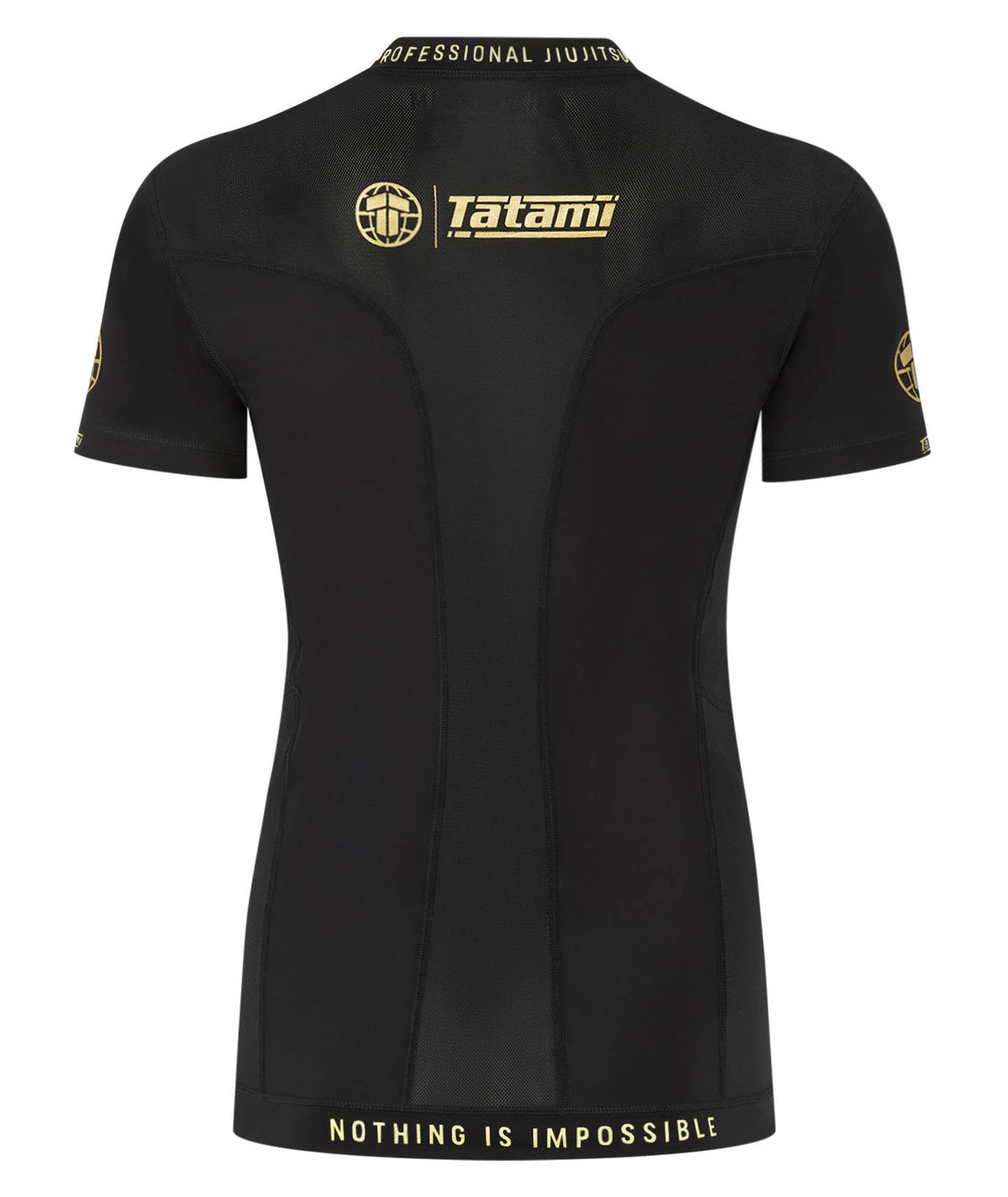 Ladies Tatami Pro Rash Guard - Black & Gold