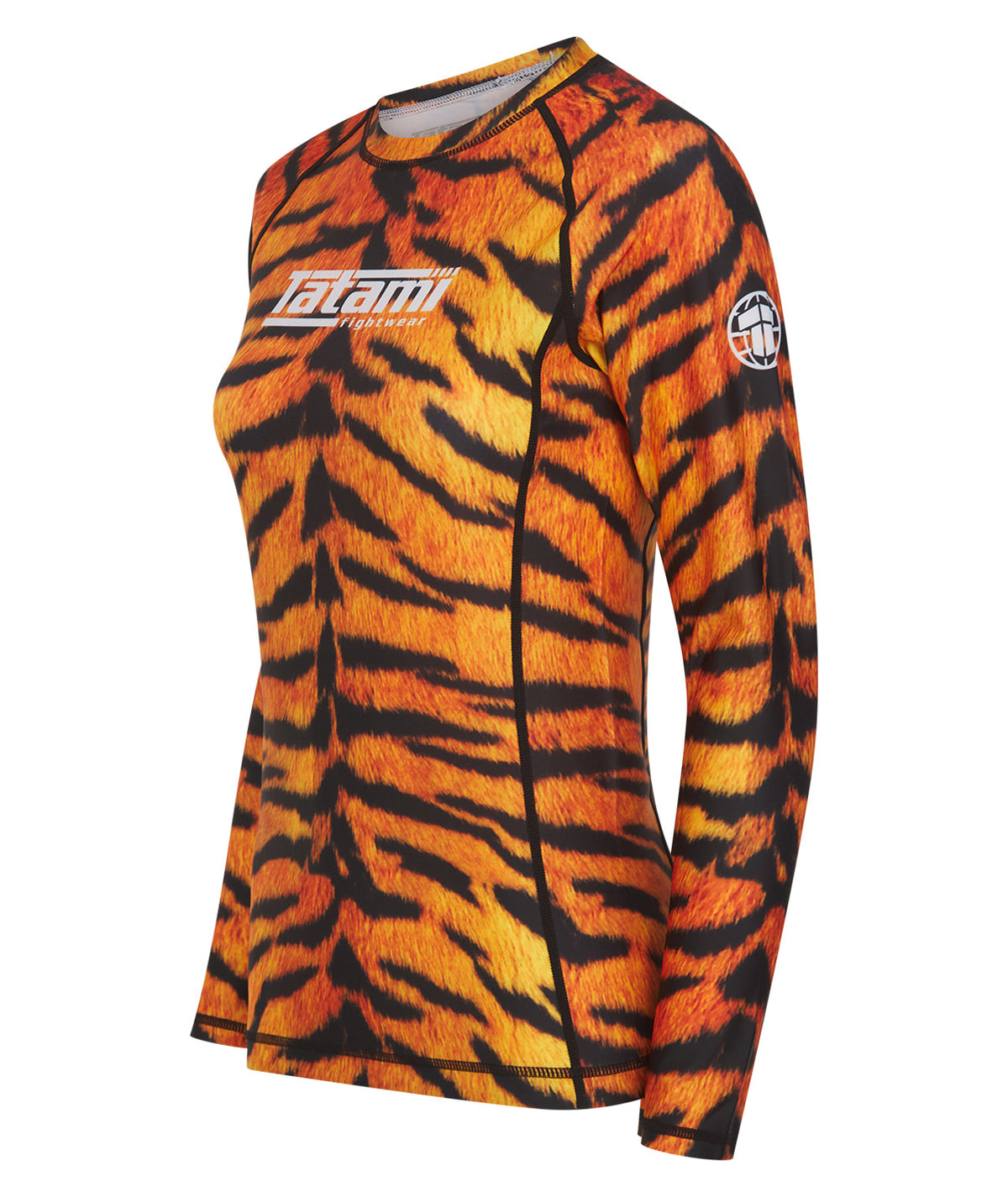 Ladies Helena Long Sleeve Rash Guard - Tiger