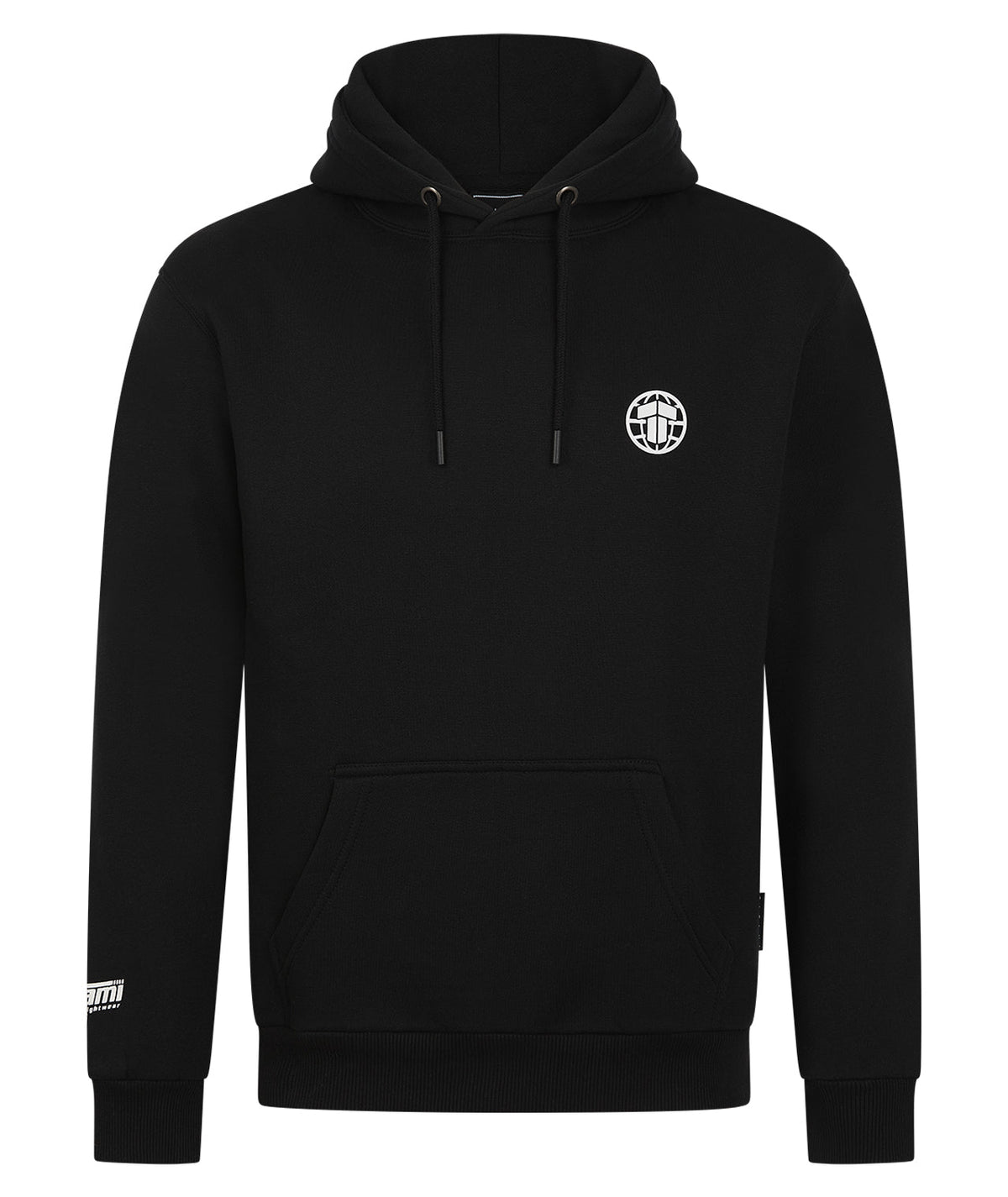 Tatami Globe Hoodie - Black