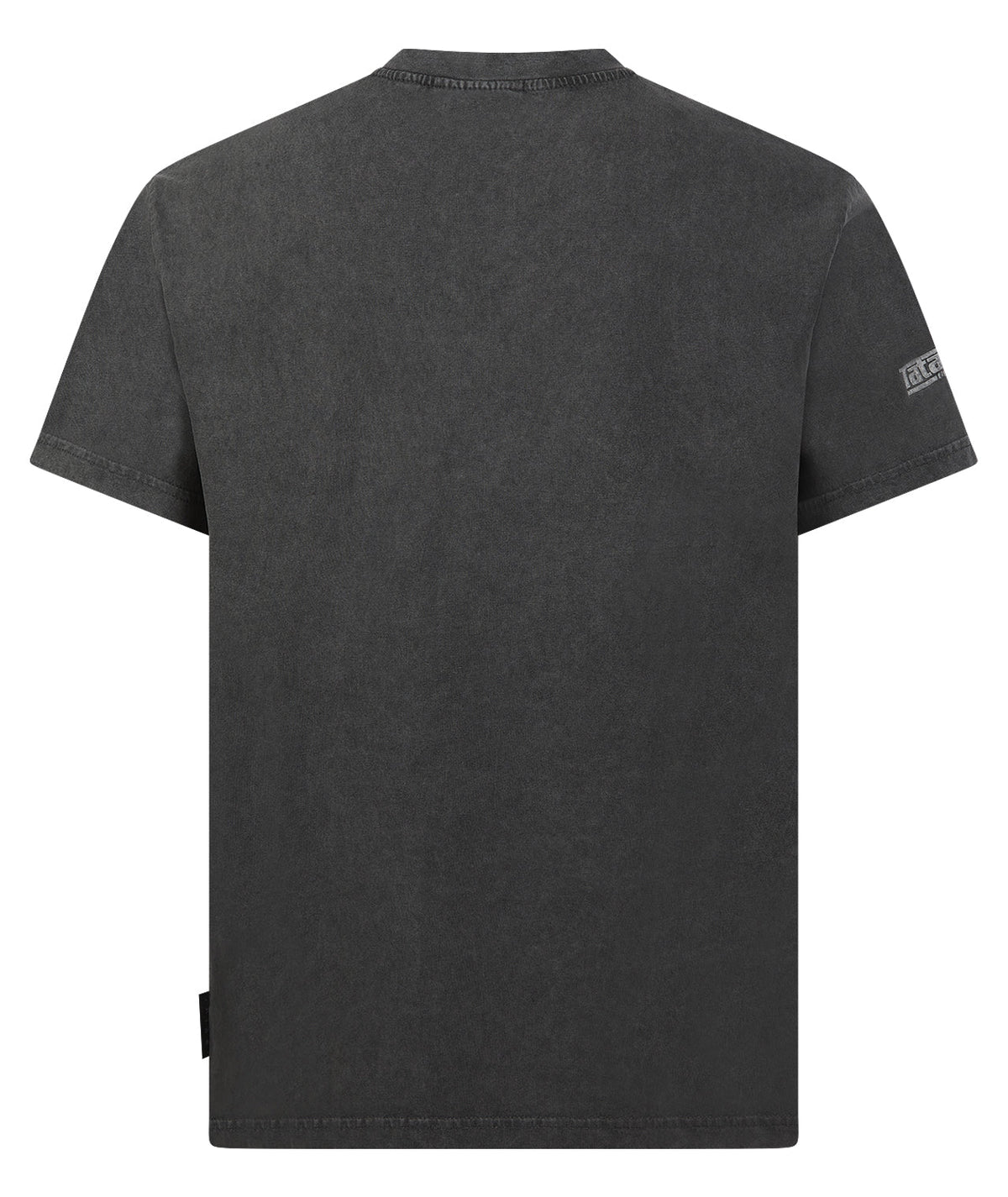 Tatami Globe Stonewashed T-Shirt - White On Grey