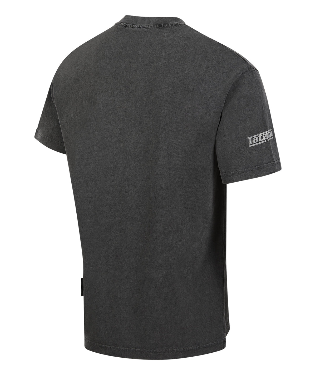 Tatami Globe Stonewashed T-Shirt - White On Grey