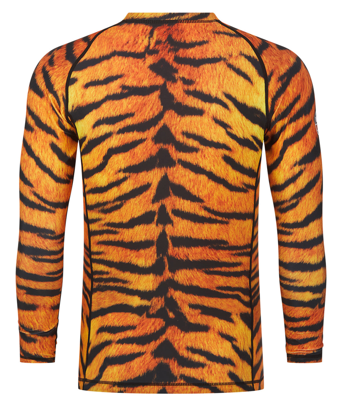 Mens Helena Long Sleeve Rash Guard - Tiger