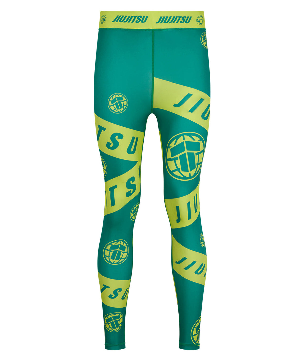 Mens Helena Taped Spats - Green & Yellow
