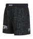 High Split MMA Shorts - Black Leopard