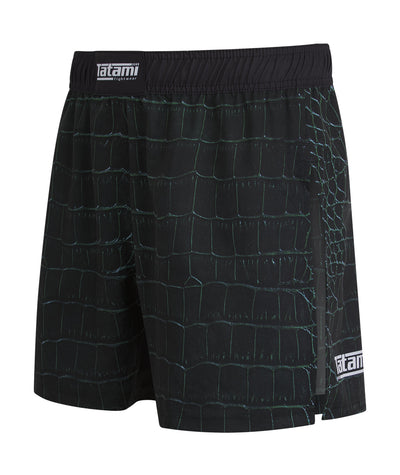 High Split MMA Shorts - Crocodile