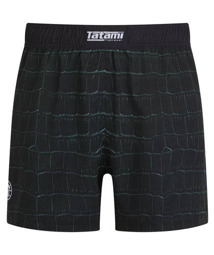 High Split MMA Shorts - Crocodile
