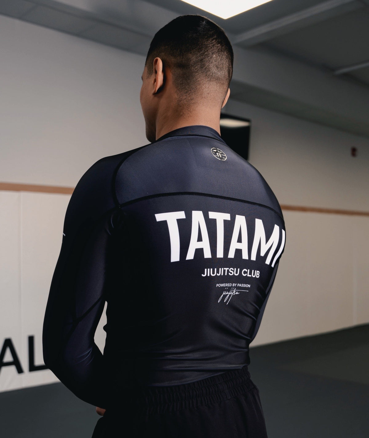 JJ Club Long Sleeve Rash Guard - Black