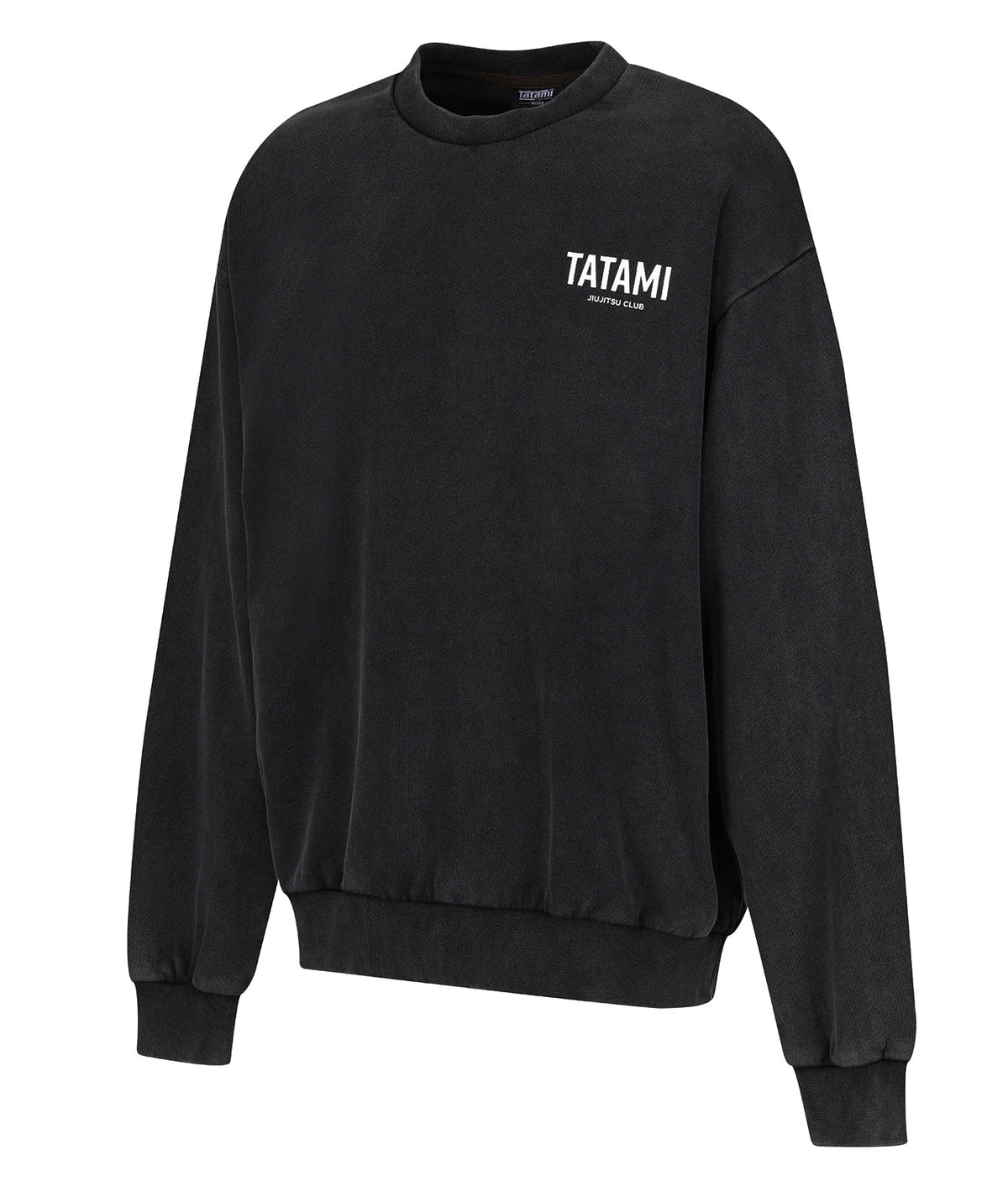 JJ Club Oversized Stonewashed Cotton Sweatshirt - Grey