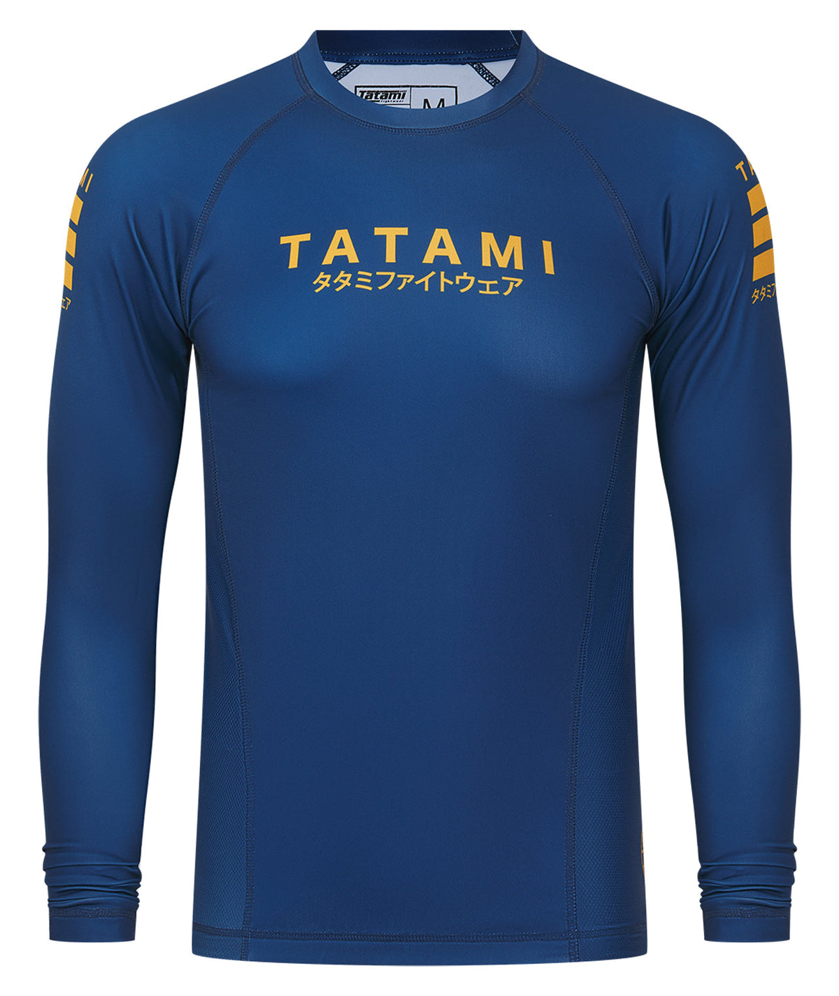 Katakana V2 Long Sleeve Rash Guard - Blue