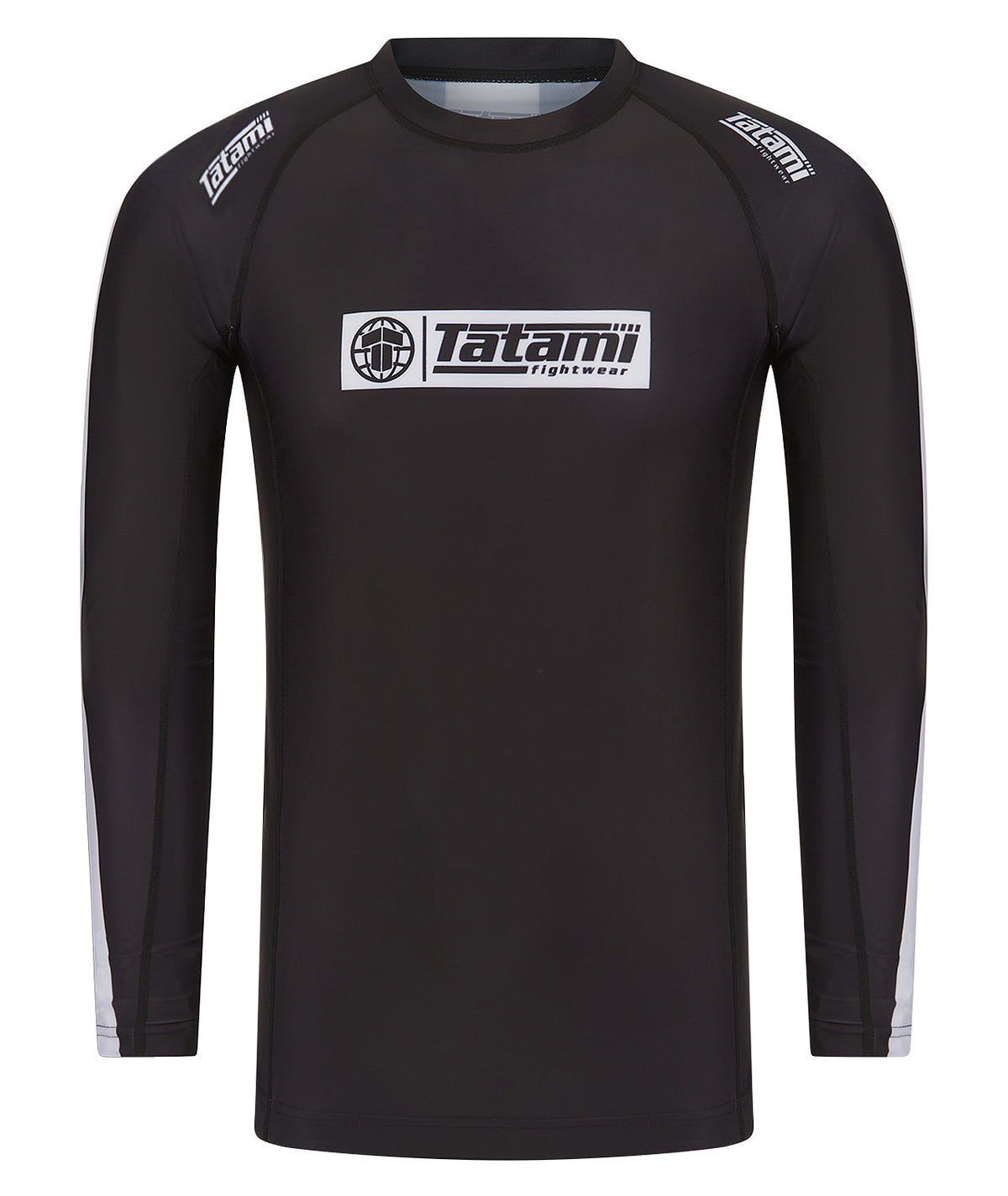 IBJJF Ranked Long Sleeve Rash Guard - Black