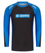 IBJJF Ranked Long Sleeve Rash Guard - Blue