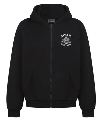 Tatami X ADCC Oversized Zip Hoodie - Black