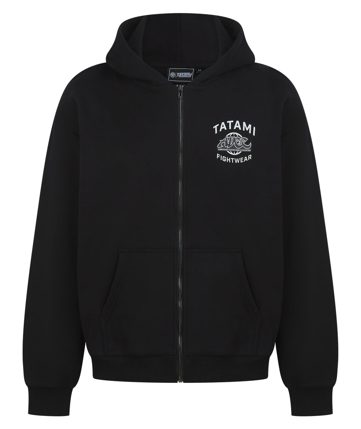Tatami X ADCC Oversized Zip Hoodie - Black