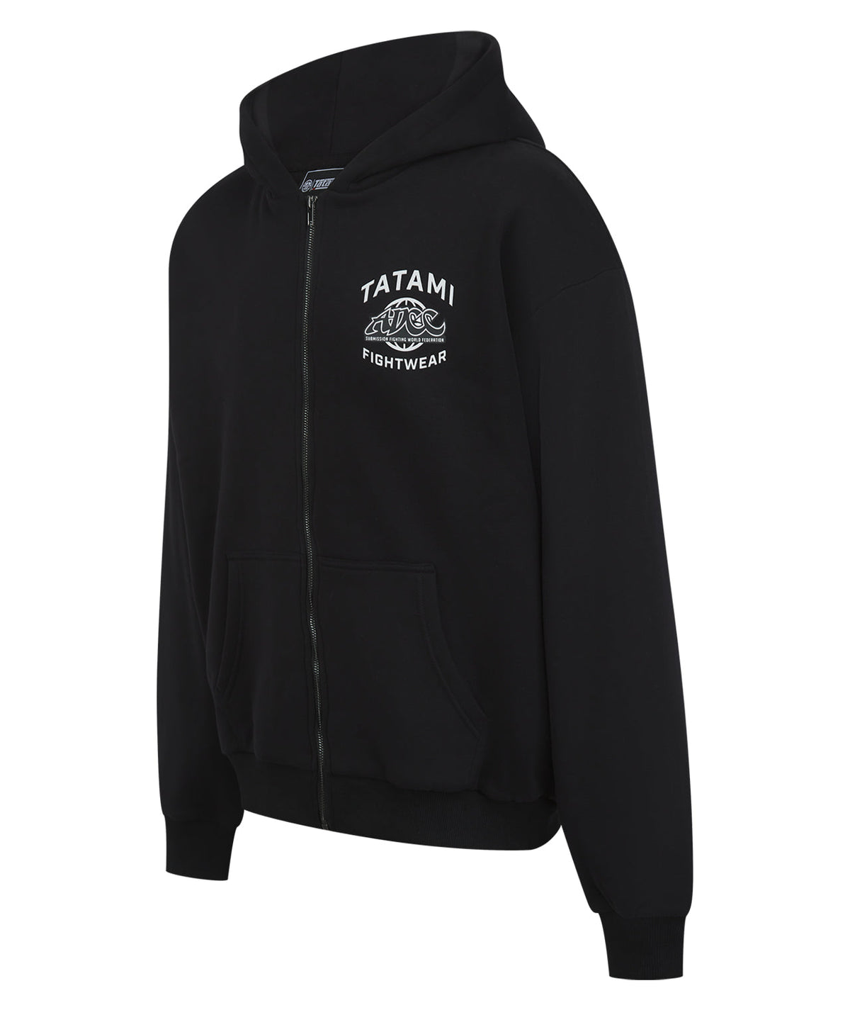 Tatami X ADCC Oversized Zip Hoodie - Black