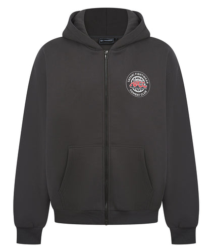 Tatami X ADCC Combat Club Oversized Zip Hoodie - Grey