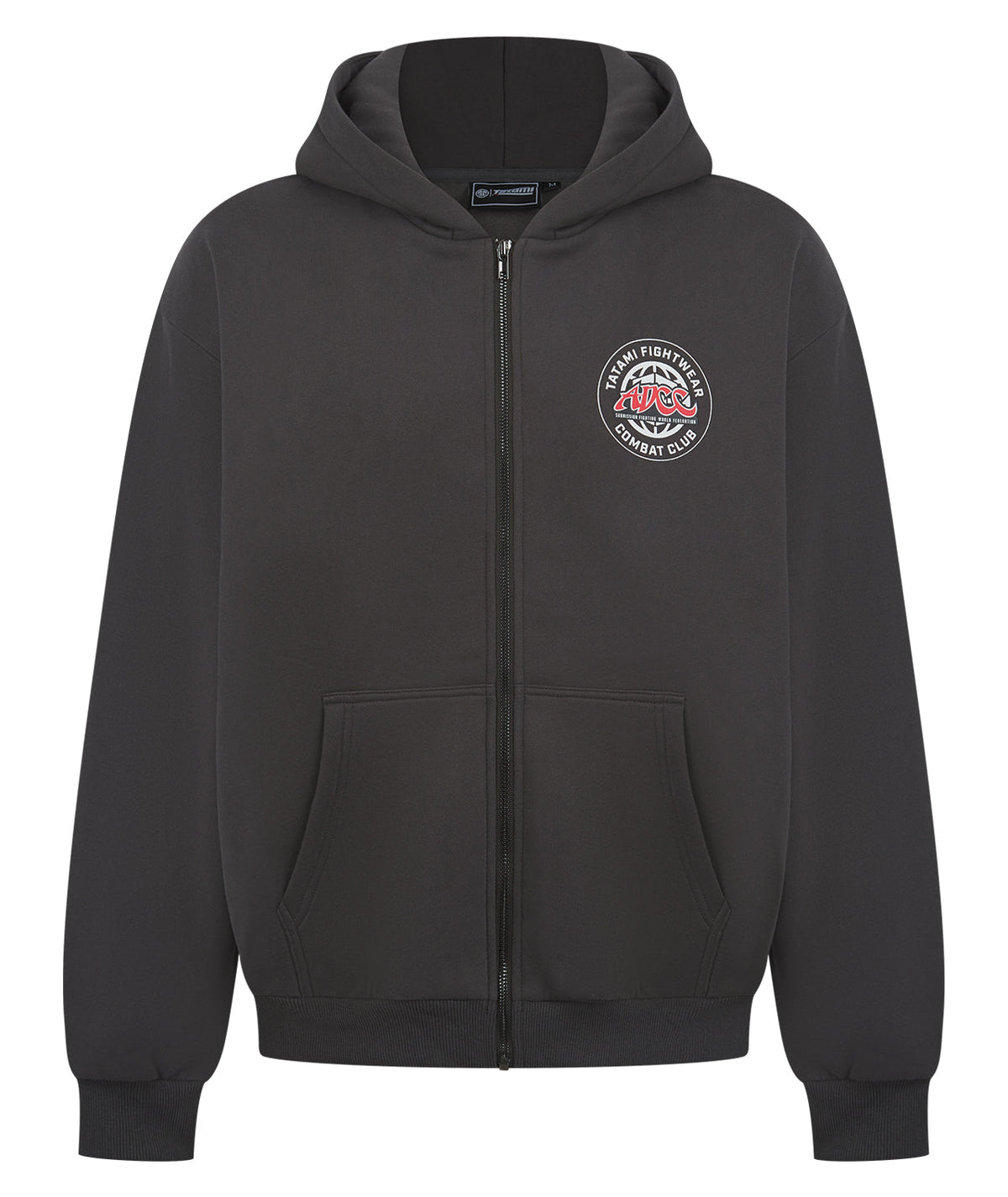 Tatami X ADCC Combat Club Oversized Zip Hoodie - Grey