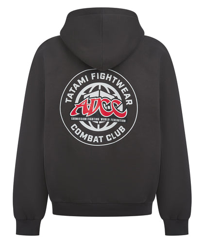 Tatami X ADCC Combat Club Oversized Zip Hoodie - Grey