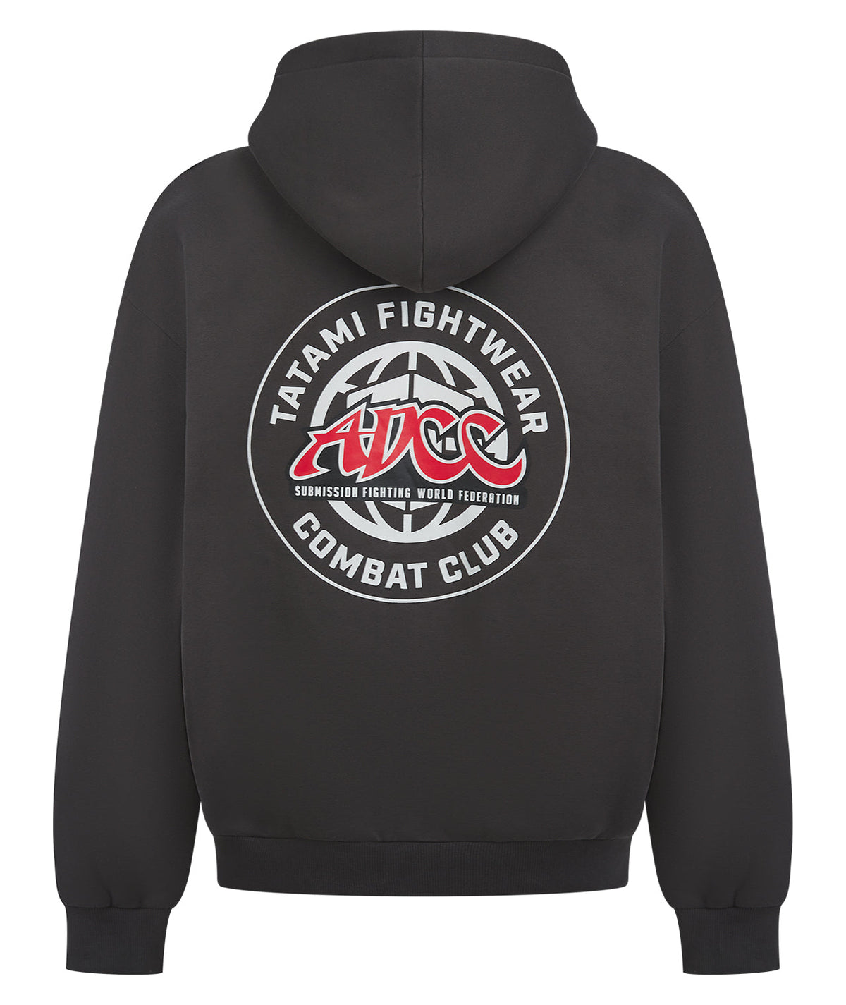 Tatami X ADCC Combat Club Oversized Zip Hoodie - Grey