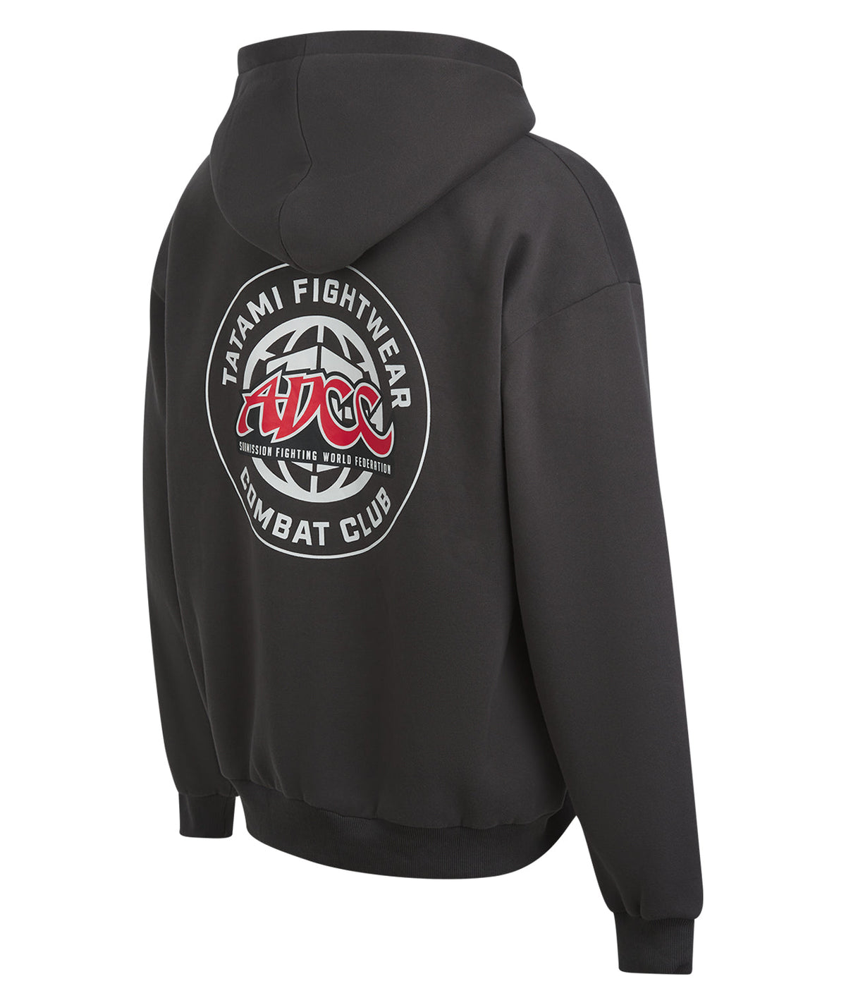 Tatami X ADCC Combat Club Oversized Zip Hoodie - Grey