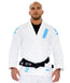 Pro Series Gi - White & Sky Blue