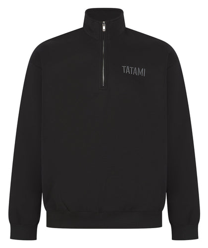 Quarter Zip Jumper - Black