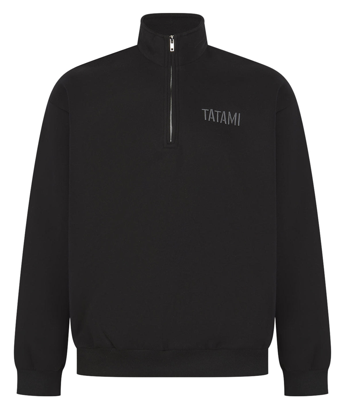 Quarter Zip Jumper - Black