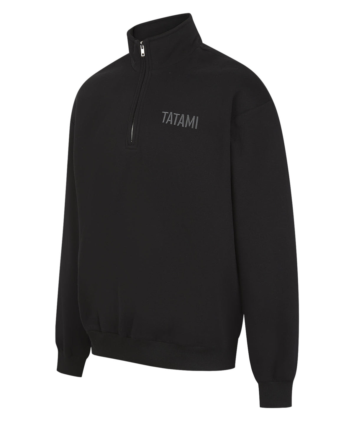 Quarter Zip Jumper - Black