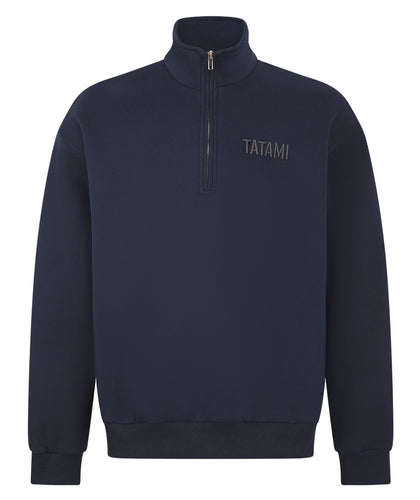 Quarter Zip Jumper - Navy