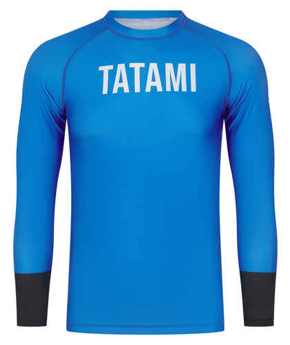 Mens Helena Ranked Long Sleeve Rash Guard - Blue