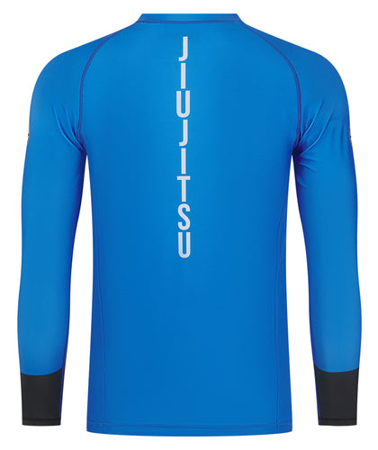 Mens Helena Ranked Long Sleeve Rash Guard - Blue
