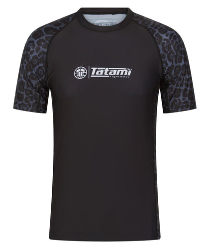 Recharged Rash Guard - Grey Leopard
