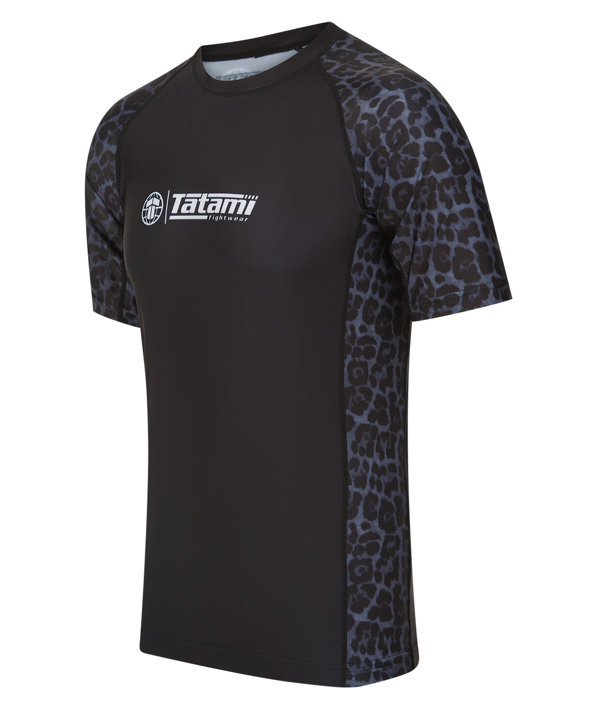 Recharged Rash Guard - Grey Leopard
