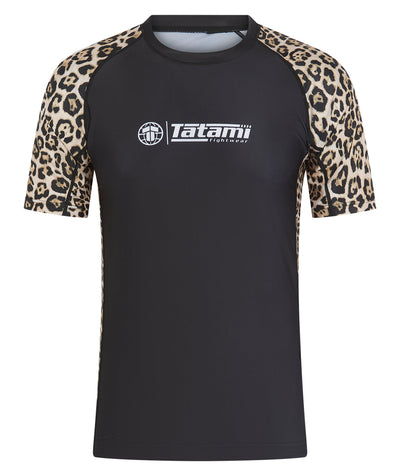 Ladies Recharged Rash Guard - Leopard